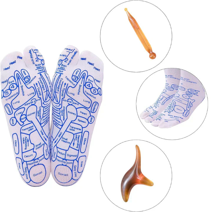 Serenity Steps Reflexology Socks Premium Set