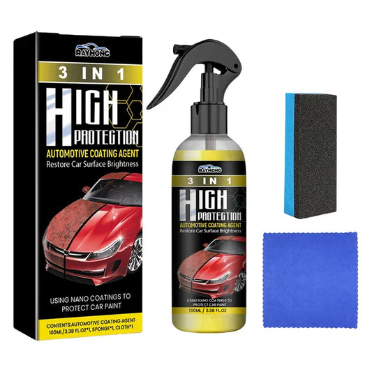 3 in 1 Ceramic Coating Polish Spray.